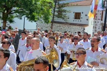 Telde rinde pleitesía a San Miguel en Valsequillo (Foto Francisco Javier Santana y TA)
